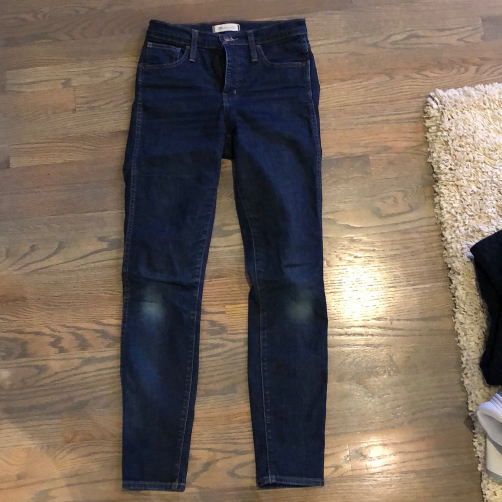 Madewell 10” high rise skinny jeans